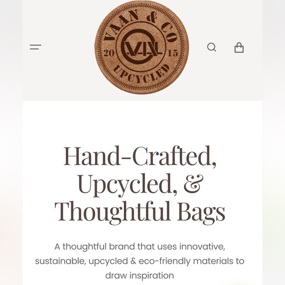 Vaan & Co. Upcycled Leather Tote - Picture 10 of 11